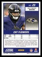 Zay Flowers 2024 Panini Score Series Mint Card #23
