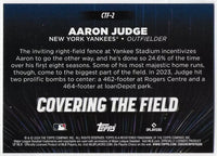 Aaron Judge 2024 Topps Covering the Field Series Mint Card  #CTF2
