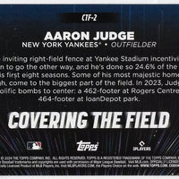 Aaron Judge 2024 Topps Covering the Field Series Mint Card  #CTF2