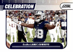 CeeDee Lamb 2024 Score Celebration Series Mint Card #C-CLB