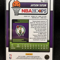 Jayson Tatum 2023 2024 HOOPS Haunted Hoops Series Mint Card #265