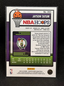 Jayson Tatum 2023 2024 HOOPS Haunted Hoops Series Mint Card #265