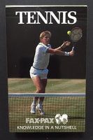 1986 FAX PAX Factory Sealed TENNIS SET with Chris Evert, John McEnroe, Steffi Graf++
