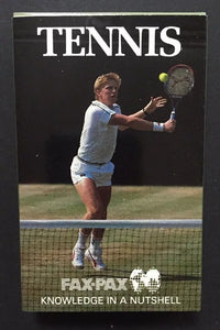 1986 FAX PAX Factory Sealed TENNIS SET with Chris Evert, John McEnroe, Steffi Graf++