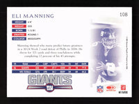 Eli Manning 2007 Donruss Threads Series Mint Card #108
