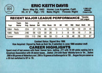 Eric Davis 1986 Donruss Series Mint Card #164
