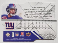 Eli Manning 2008 SPx Series Mint Card #38

