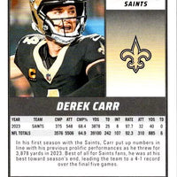 Derek Carr 2024 Panini Score Series Mint Card #199