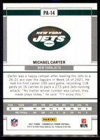 Michael Carter 2021 Panini Chronicles Series Mint Rookie Card  #PA-14
