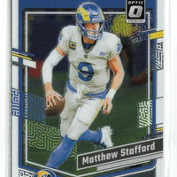 Matthew Stafford 2023 Panini Donruss Optic Series Mint Card #113