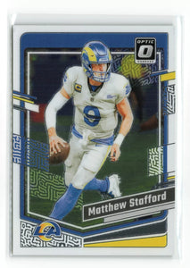 Matthew Stafford 2023 Panini Donruss Optic Series Mint Card #113