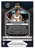 Julian Strawther 2023 2024 Panini Mosaic Mint Rookie Card #214
