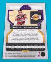 Russell Westbrook 2021 2022 Panini Prizm Series Mint Card #55

