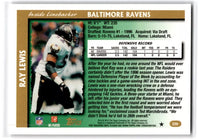 Ray Lewis 2010 Topps Anniversary Reprints Series Mint Card #239
