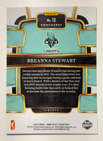 Breanna Stewart 2024 Panini WNBA Select Silver Prizm Series Mint Card #13
