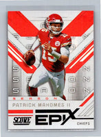 Patrick Mahomes II 2019 Score Epix Season Series Mint Card  #ES-3
