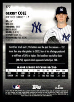 Gerrit Cole 2023 Stadium Club Series Mint Card #177
