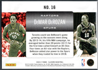 DeMar DeRozan 2020 2021 Panini Illusions Career Lineage Series Mint Card #16
