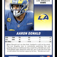 Aaron Donald 2024 Panini Score Series Mint Card #159