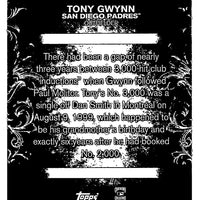 Tony Gwynn 2016 Topps 3,000 Hits Club Series Mint Card #3000H-12