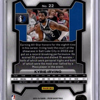 Kyrie Irving 2023 2024 Panini Prizm Red Ice Series Mint Card #22