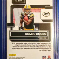 Romeo Doubs 2022 Panini Donruss Series Mint Rookie Card #335