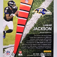 Lamar Jackson 2021 Panini Contenders Chain Movers Series Mint Card#CM-LJA