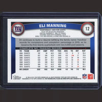 Eli Manning 2011 Topps Chrome Series Mint Card #12
