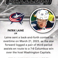 Patrik Laine 2023 2024 Upper Deck Dazzlers Green Mint Card  #DZ-90