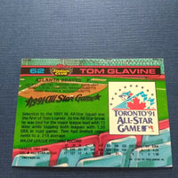 Tom Glavine 1991 Topps Stadium Club Dome Series Mint Card #62
