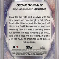 Oscar Gonzalez 2023 Topps Stars of the MLB Series Mint Rookie Card #SMLB-43