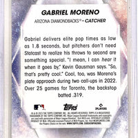 Gabriel Moreno 2023 Topps Stars of the MLB Series Mint Rookie Card #SMLB-57