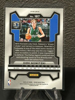 Dirk Nowitzki 2023 2024 Panini Prizm Cracked Ice Series Mint Card #187
