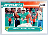 Christian Wilkins 2024 Score Celebration Series Mint Card #C-CWS
