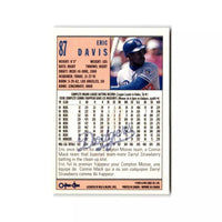 Eric Davis 1993 O-Pee-Chee Series Mint Card #87
