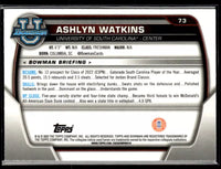 Ashlyn Watkins 2022 Bowman Chrome University 1st Bowman Pink Card #73
