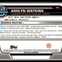 Ashlyn Watkins 2022 Bowman Chrome University 1st Bowman Pink Card #73