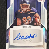 Isaiah Davis 2024 SAGE ROOKIE Autograph Card #A-ID