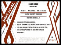 Blake Corum 2024 SAGE Hit Next Level Silver Series Mint Card #86
