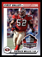 Patrick Willis 2024 Score First Ballot Series Mint Card #2
