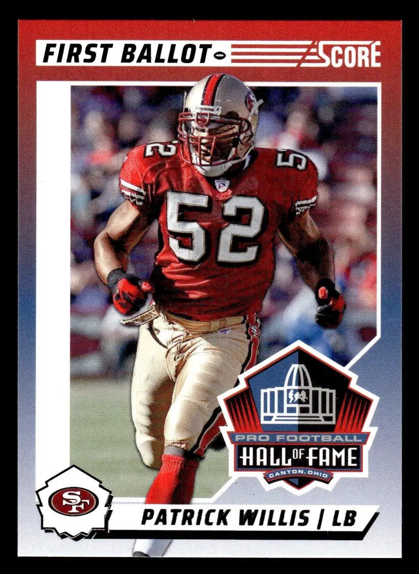 Patrick Willis 2024 Score First Ballot Series Mint Card #2