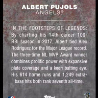 Albert Pujols 2018 Topps Legends In The Making Series Mint Card #LITM29