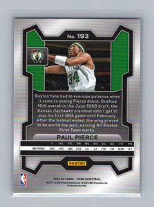 Paul Pierce 2023 2024 Panini Prizm Series Mint Card #193