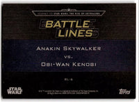 2019 Topps Star Wars Journey to the Rise of Skywalker Battle Lines Anakin Mint Card #BL6
