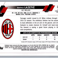 Marko Lazetic 2022 2023 Topps UEFA Club Competitions Series Mint Card #185