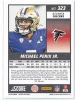 Michael Penix Jr. 2024 Panini Score Series Mint Rookie Card #323
