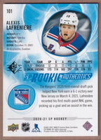 Alexis Lafreniere 2020 2021 Upper Deck SP Blue Series Mint Card #101
