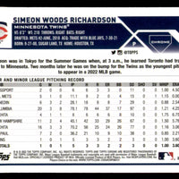 Simeon Woods Richardson 2023 Topps Chrome Series Mint Card #173