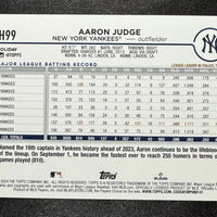 Aaron Judge 2024 Topps Holiday Series Mint Card  #H99