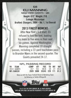 Eli Manning 2014 Finest Series Mint Card #68
